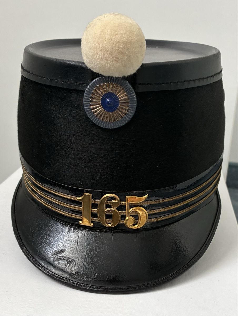 Schweizer Armee Uniformi: Tschako Hptm GR 1898 – Usato da Gutenswil venduto da Antiques77