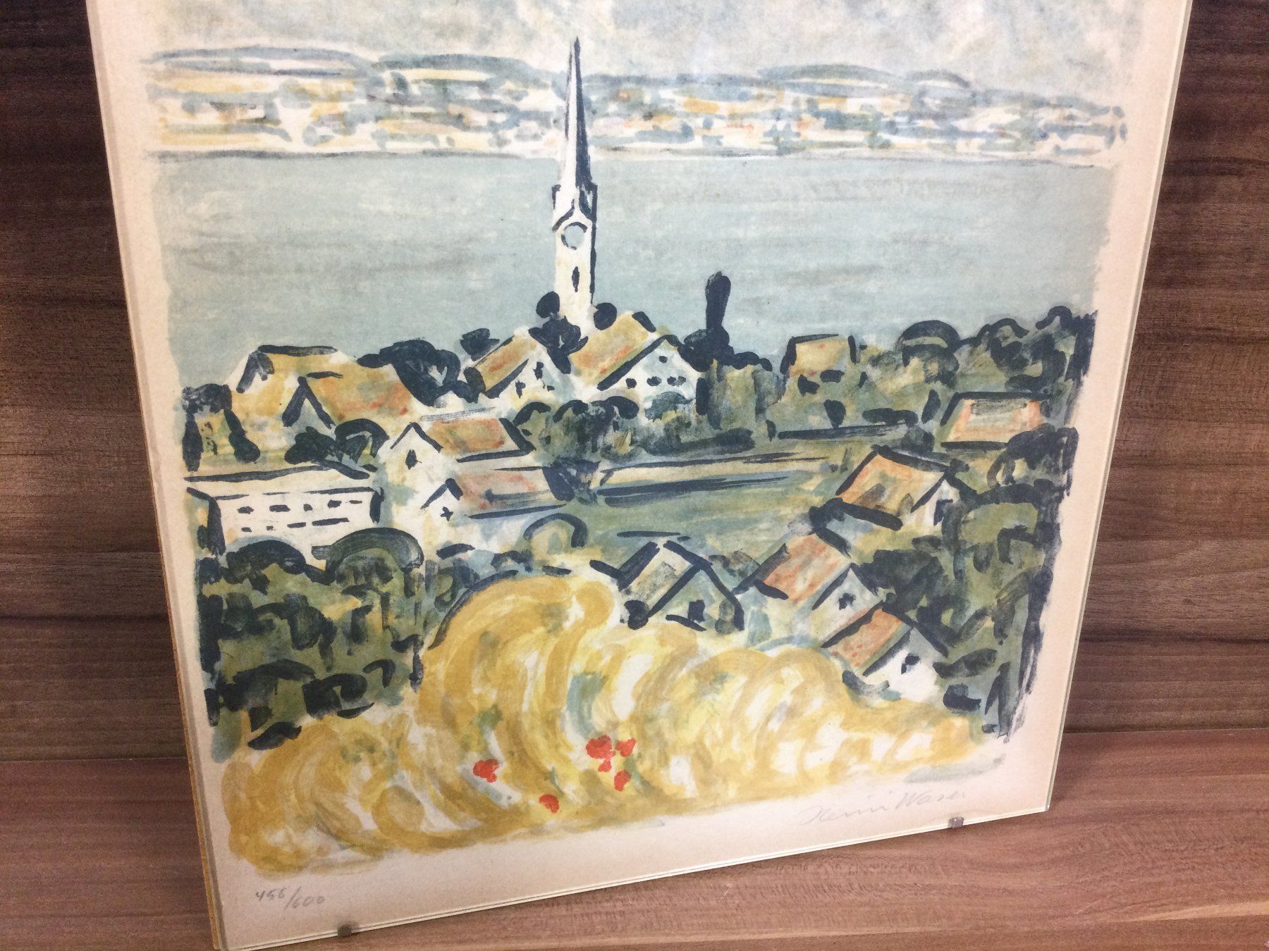 Grafica & Litografie: Altes Bild Litho vom Schweizer Maler Heini Waser – Usato da Wangen SZ venduto da kuriosum12 4