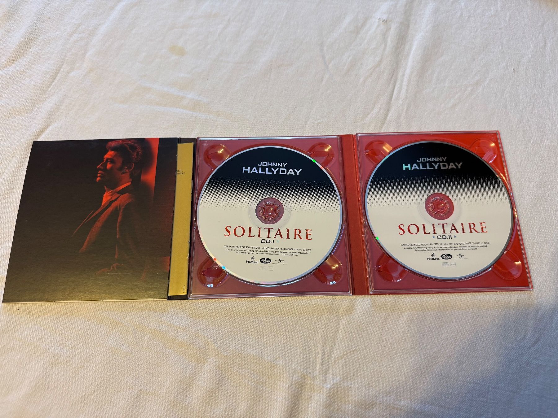 CDs: Johnny Hallyday - Solitaire - CD Double, comme neuf! – Gebraucht aus La Chaux-de-Fonds von Marteaux 2
