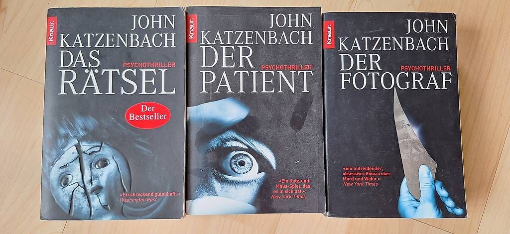 Libri: Katzenbach John - Psychothriller - im Paket – Usato da Dietikon venduto da angelus90