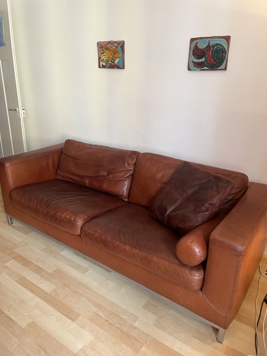 Minotti Sofas: Minotti Ledersofa 2,5 Plätzer – Gebraucht aus Basel von andreabettini 1