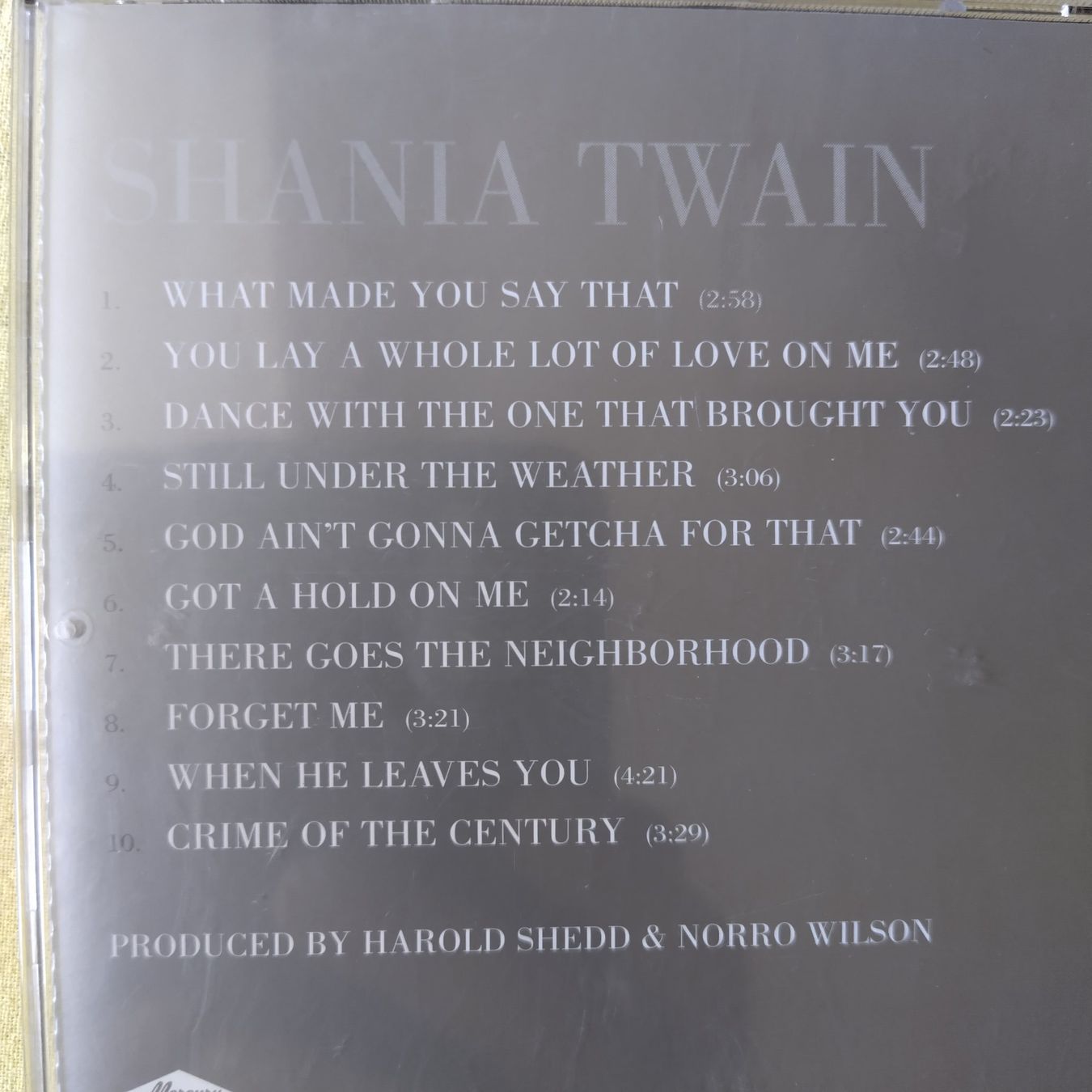 CD: CD von Shania Twain – Usato da Buchs venduto da mdi_mpx5 3
