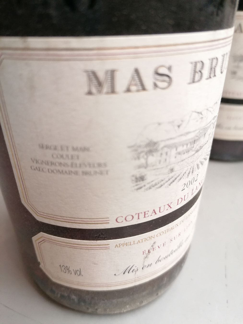 Vino: 3 BOUTEILLES MAS BRUNET 2002 – Nuovo (secondo la descrizione) da Genève venduto da Leboucheoreilles 3