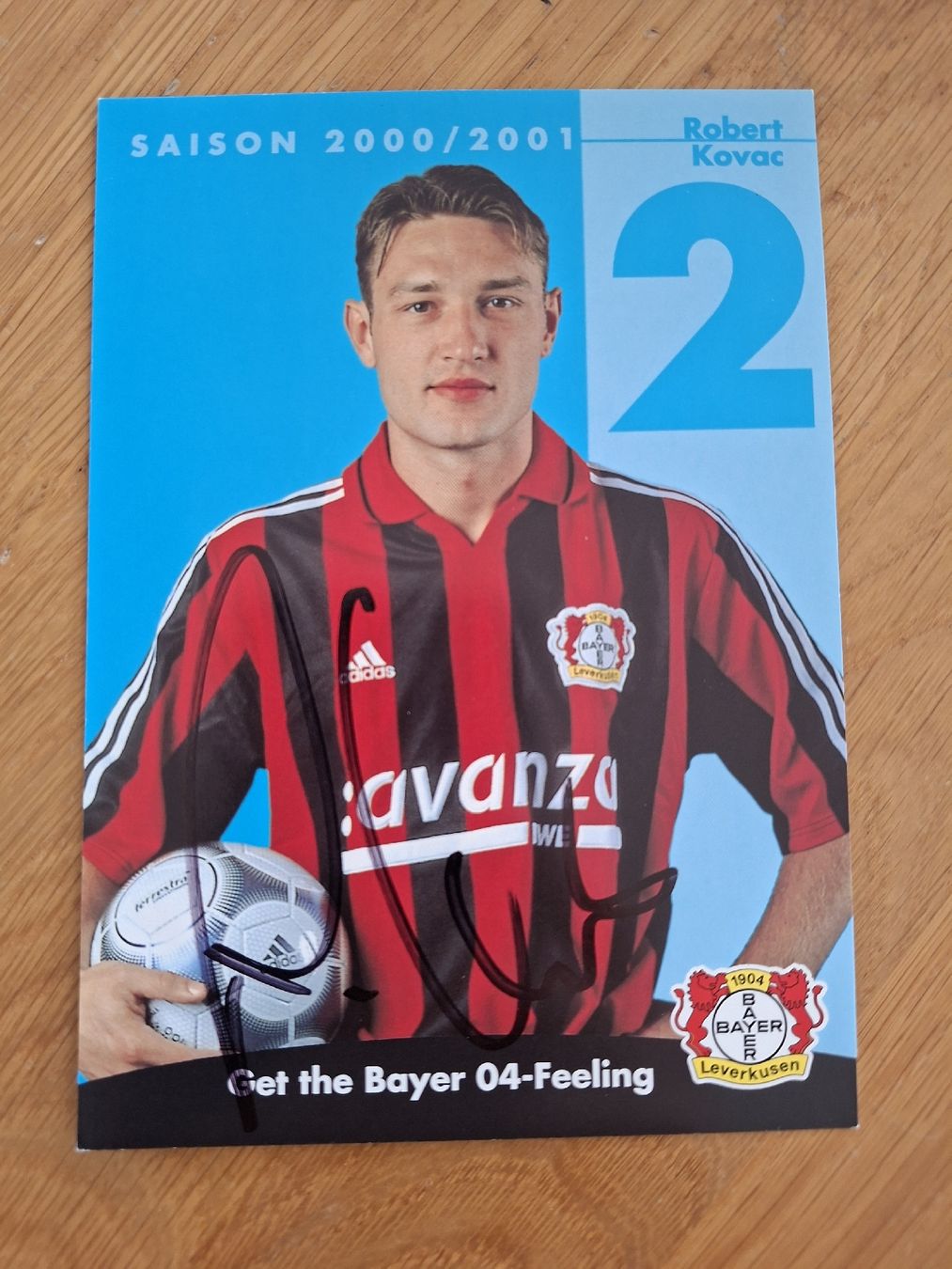 Autografi: Robert Kovac Autogrammkarte Bayer Leverkusen  – Usato da Thun venduto da wuschu