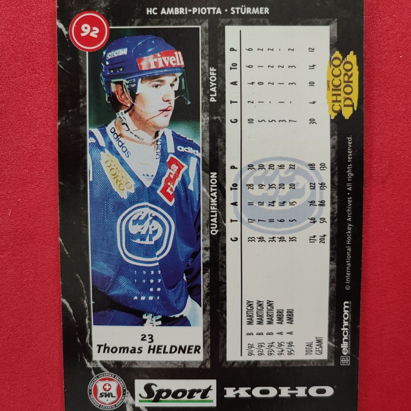 Sammelbilder & Trading cards: Thomas Heldner - HC AMBRI - 1996/97 – Gebraucht aus Dübendorf von kb86_MOVIE 1