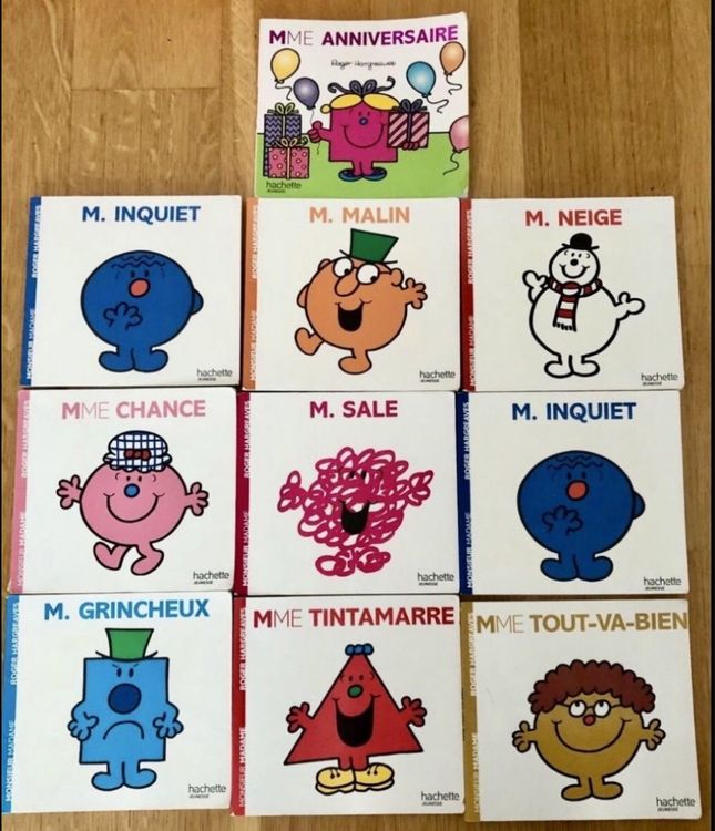 10 livres MONSIEUR MADAME / Roger Hargreaves (D'occasion) à Lausanne ...