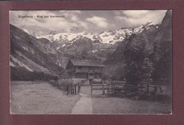 ENGELBERG - Weg zur Herrenrüti - 1924 // Eckbug //