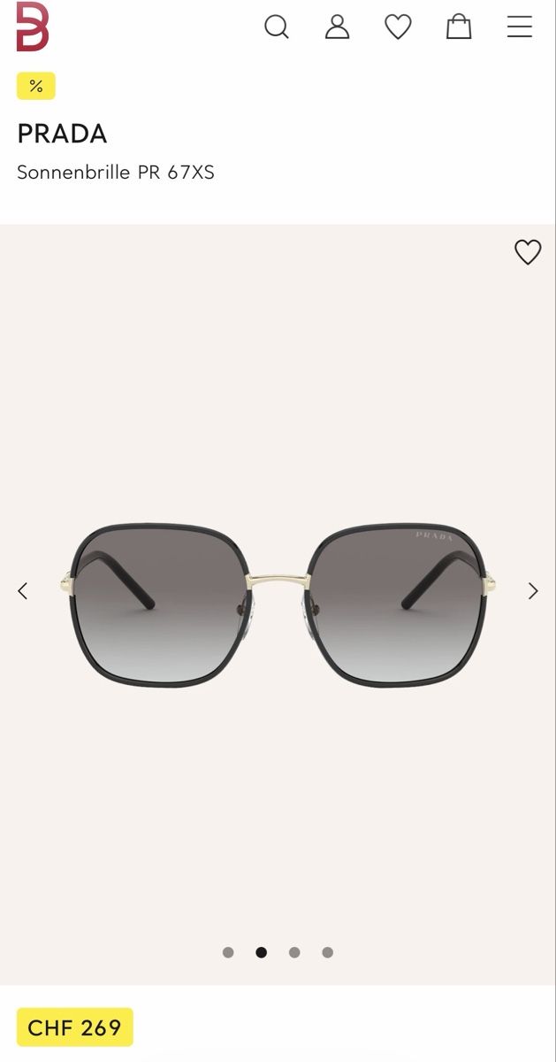 Prada Occhiali & Lenti: PRADA Sonnenbrille PR 67XS Damen – Usato da Cham venduto da nad_z2js 5