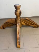 Massiver Holztischfuss Nussbaum