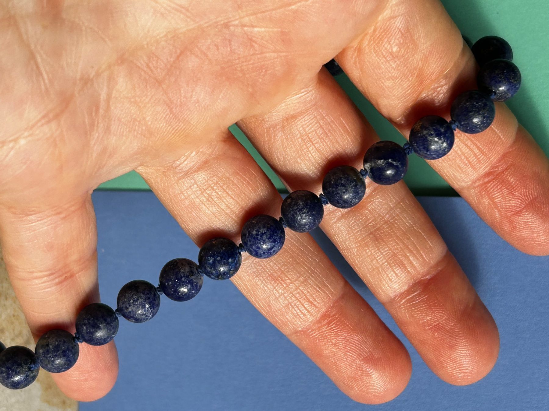 Ketten: Halskette Lapislazuli (48cm) – Gebraucht aus Dittingen von Bellevista 2