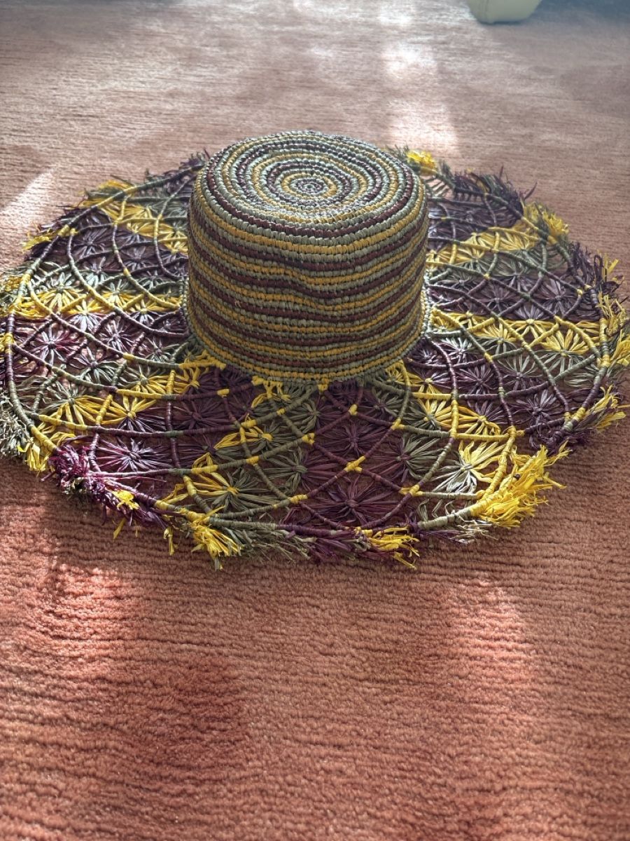 Chapeaux, bonnets & casquettes: Chapeau raphia tissé taille 58 – Neuf (Voir description) à Düdingen par Yellow 1