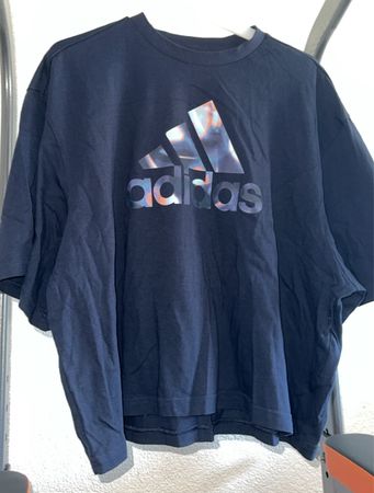 CropTop T-Shirt Adidas blau electric Grösse 46