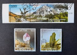 4-2-1 Timbres Helvetia oblitérés. 2014. Parc National et...