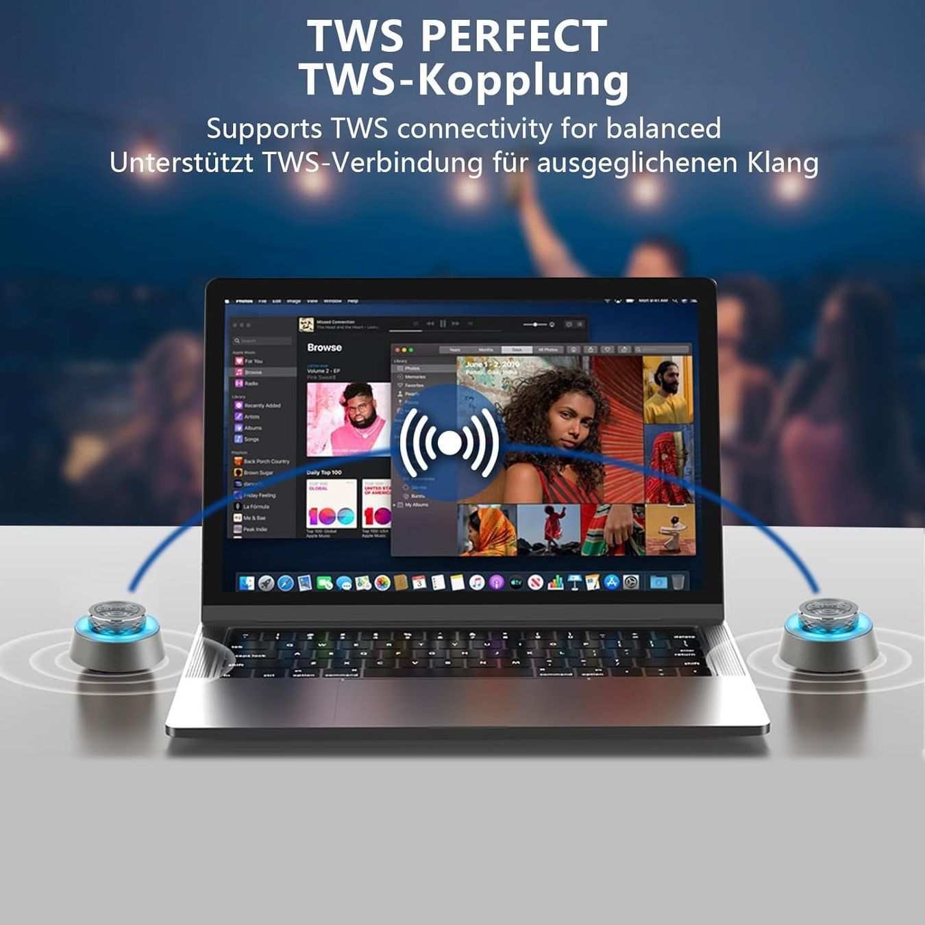 Casse acustiche: Bluetooth Duschlautsprecher IP67 LED 3D Stereo – Nuovo e nell'imballaggio originale da Suhr venduto da SchnapperCH 4