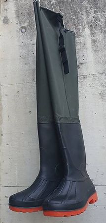 Watstiefel Dunkelgrün, Gr. 43
