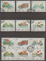 Timbres-poste Sharjah et Fujairah voitures anciennes neuves