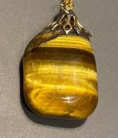 Halskette mit Gold-braunem Tigerauge