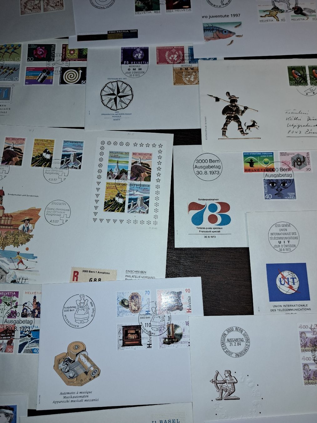 Tutti i francobolli: Alte Briefe-Sammlung: Schweiz Briefmarken  – Usato da Kölliken venduto da Upcycling-by-Mc-TAM 7