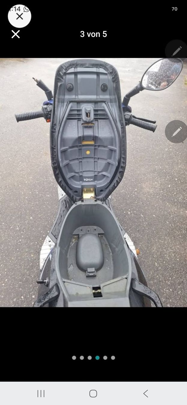 Pgo Scooters: Roller PGO T-Rex 50 blau/schwarz  – Défectueux à Dachsen par ott_86ff 2