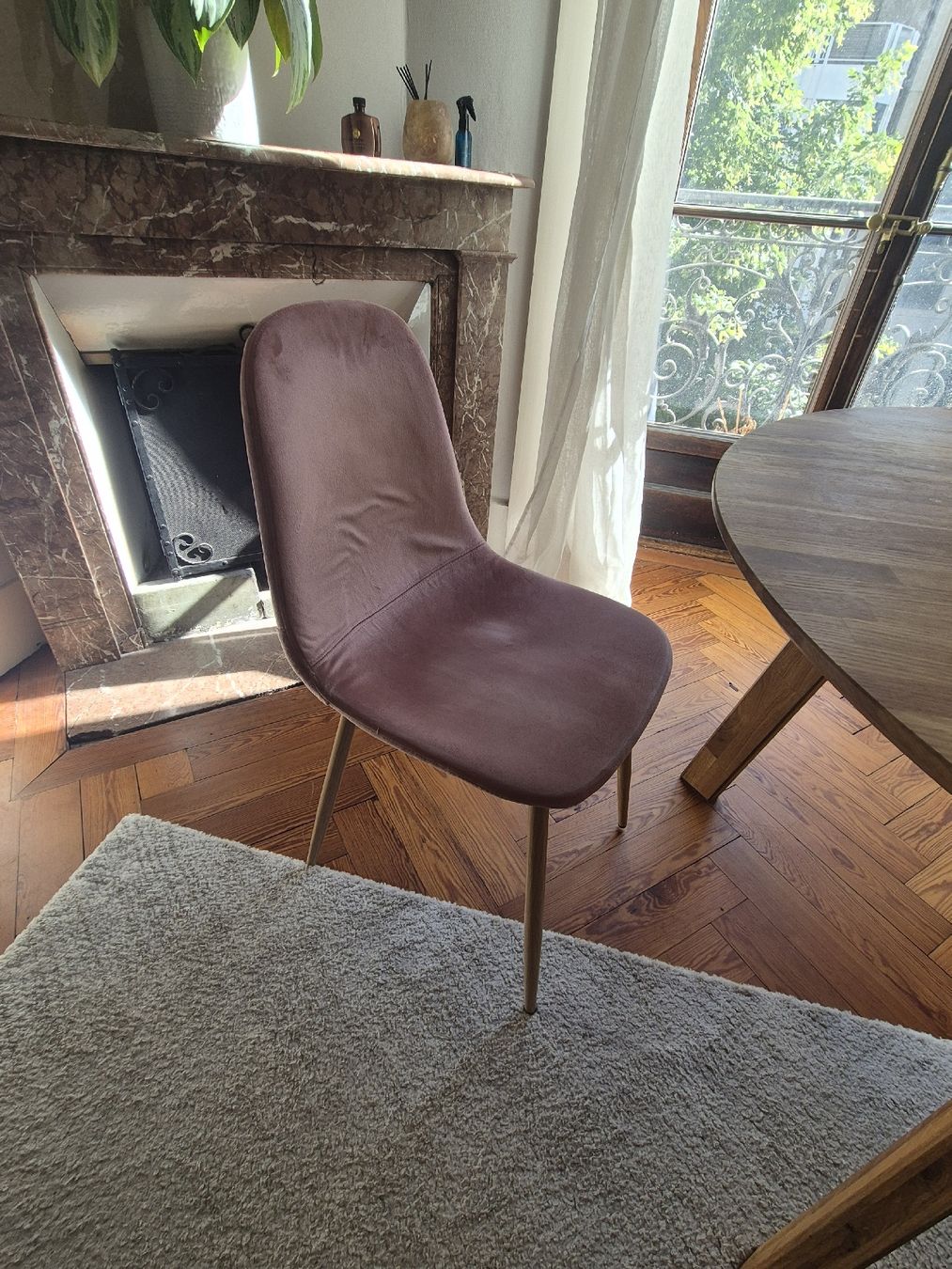 Sedie: 2 chaises en velours rose – Usato da Genève venduto da cor_g6pf 1