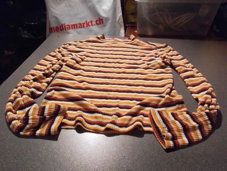 Pullover ca. Grösse S, gestreift braun/b