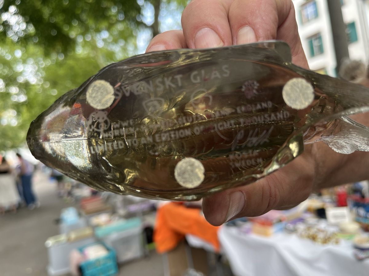 Kosta Boda Gläser: Glasfische von Kosta Boda – Gebraucht aus Basel von andreabettini 1