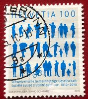 Nr.1354 mit Stempel 200 j.Schw.Gemeinn.Gesellschaft 2010   