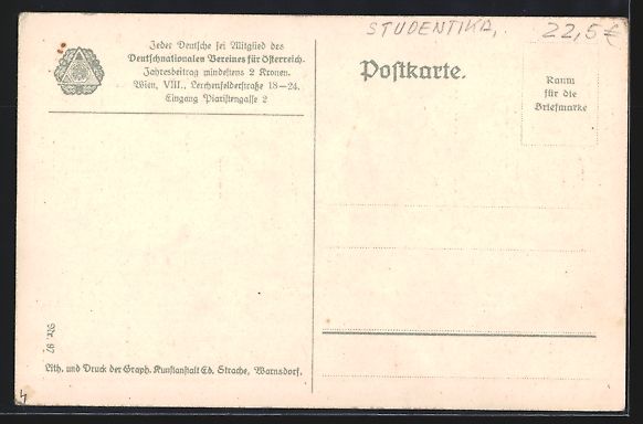 Ansichtskarten: Litho Uhu sitzt auf einem Buch, Namensta – Gebraucht aus Berlin von bartko-reher 1