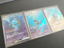 Pokemon Blastoise 151 Evo Line sv2a 170/171/202 JP ab 1.-