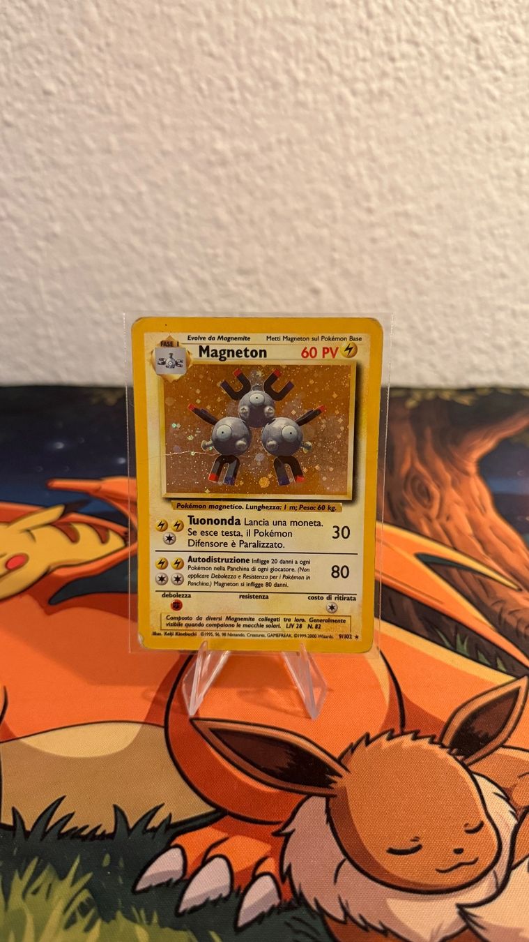 Pokémon Carte collezionabili: 1999 Pokemon Magneton Holo 9/102 Base Set – Usato da Dübendorf venduto da Simplysimi