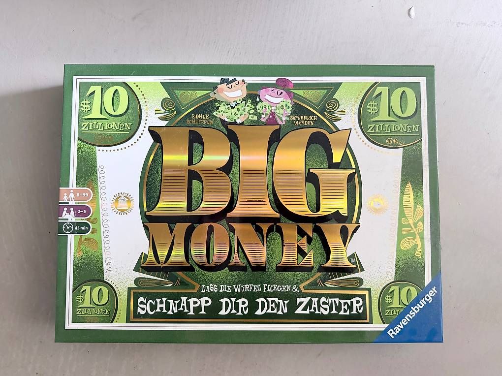 Jeux: Brettspiel BIG MONEY – D'occasion à Ebikon par immo-th