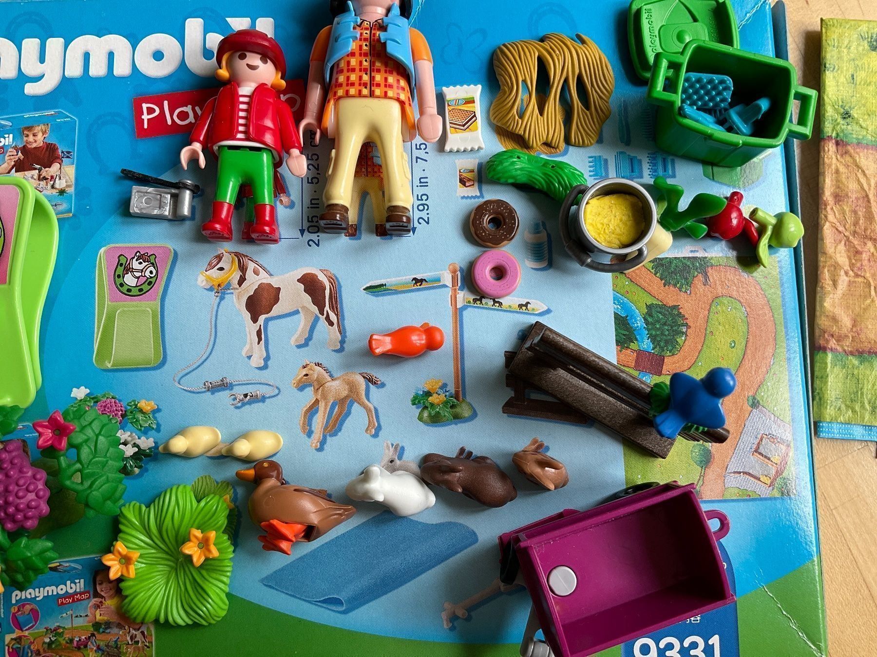 Giocattoli: Playmobil 9331 Play Map Ponyausflug – Usato da Winterthur venduto da aionila 2