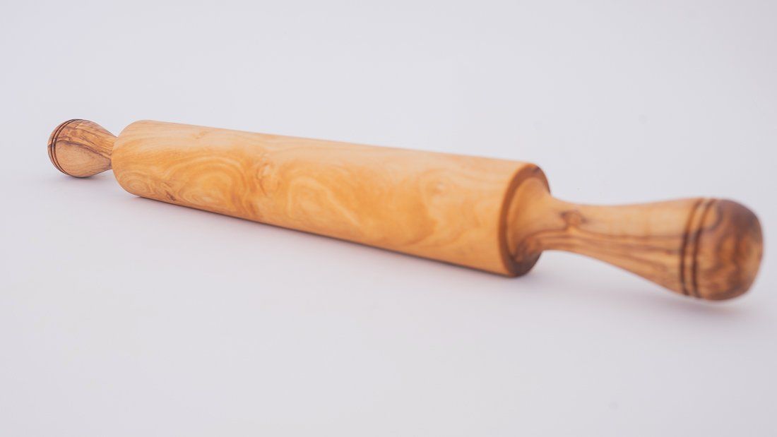 Articoli in legno: Olivenholz Teigrolle – Nuovo e nell'imballaggio originale da Hüntwangen venduto da Elyha 2