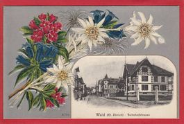 WALD, BAHNHOFSTRASSE, PRÄGEDRUCK