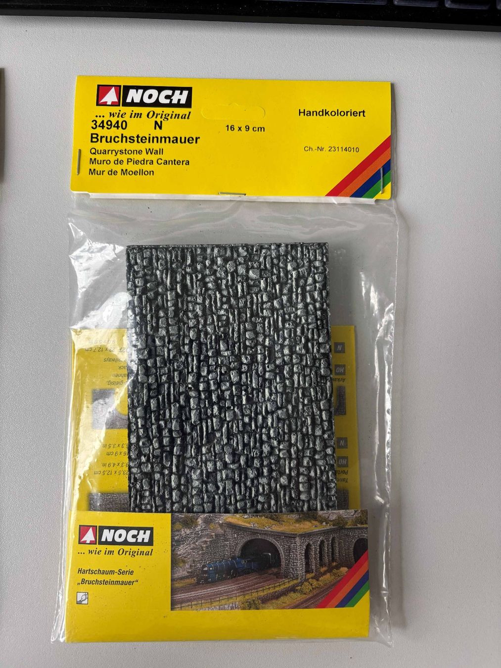 Noch Trains électriques: NOCH 34940 Bruchsteinmauer , Spur N – Neuf avec emballage d'origine à Olten par Daddy54