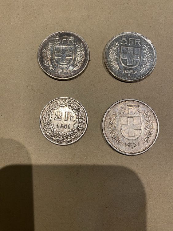Silver munzen 3 5 fr 1 2 Fr (Gebraucht) in Capolago für CHF 57 – mit ...