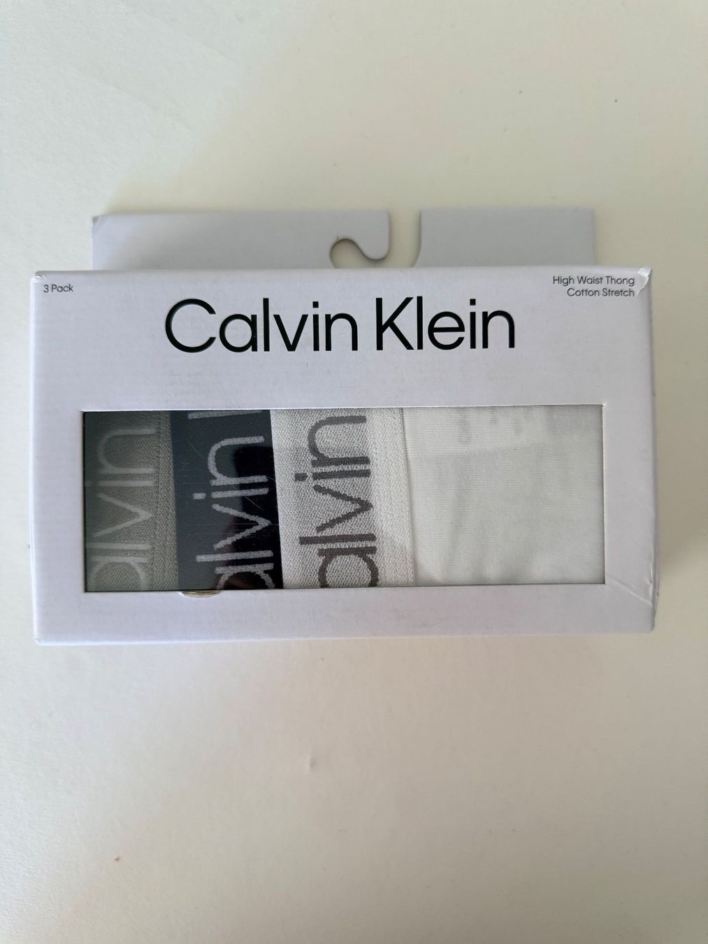 Altra biancheria intima: CALVIN KLEIN, High Waist String, Grösse L, 3 Stück – Nuovo e nell'imballaggio originale da Rudolfstetten venduto da gst_g7xl