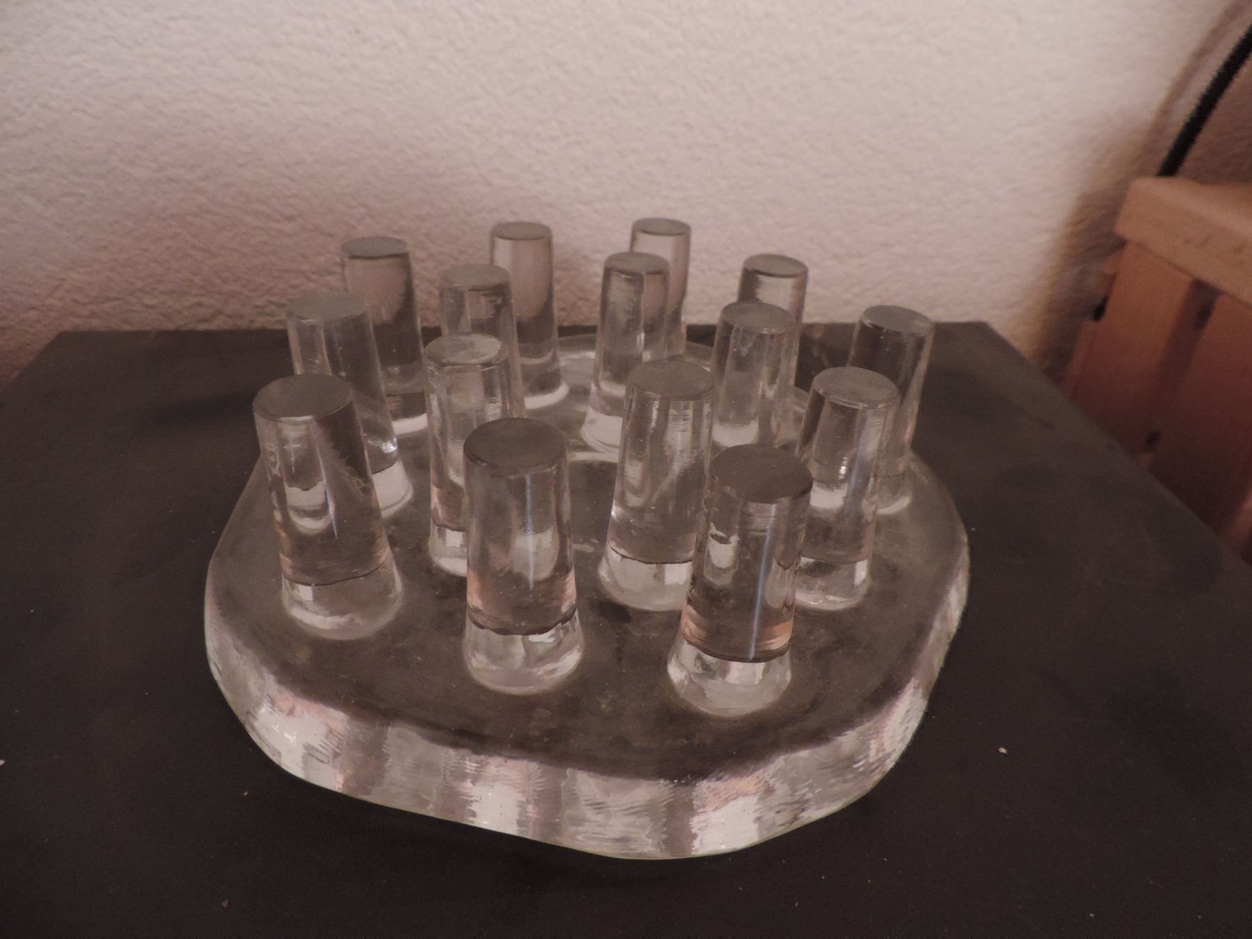 Sottobicchieri: schöner Warmhalter aus Glas – Usato da Schlierbach venduto da Tinawind35