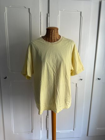 T-Shirt hellgelb oversized L