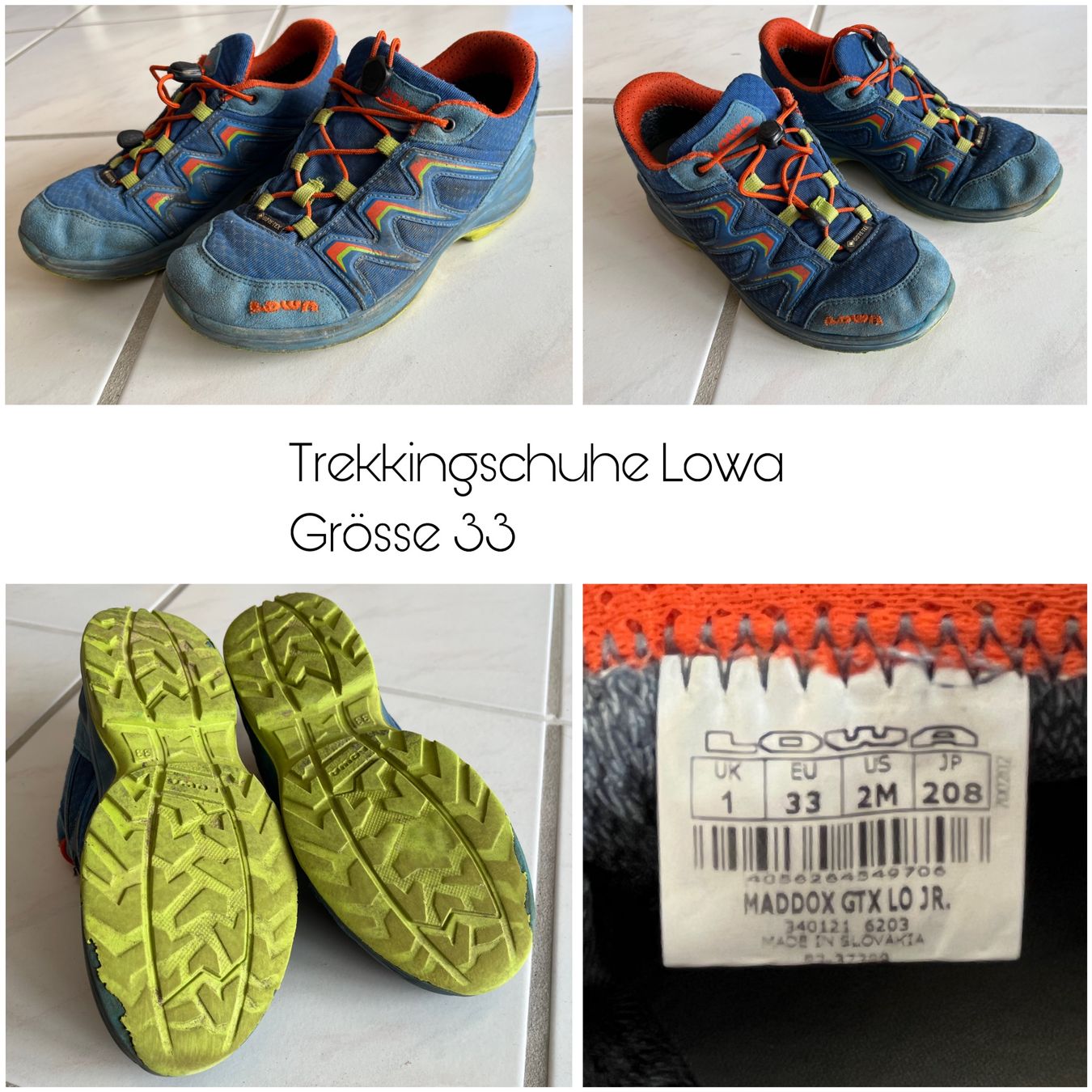 Lowa Schuhe für Jungen: Trekkingschuhe Lowa, Grösse 33 – Gebraucht aus Konolfingen von takkie