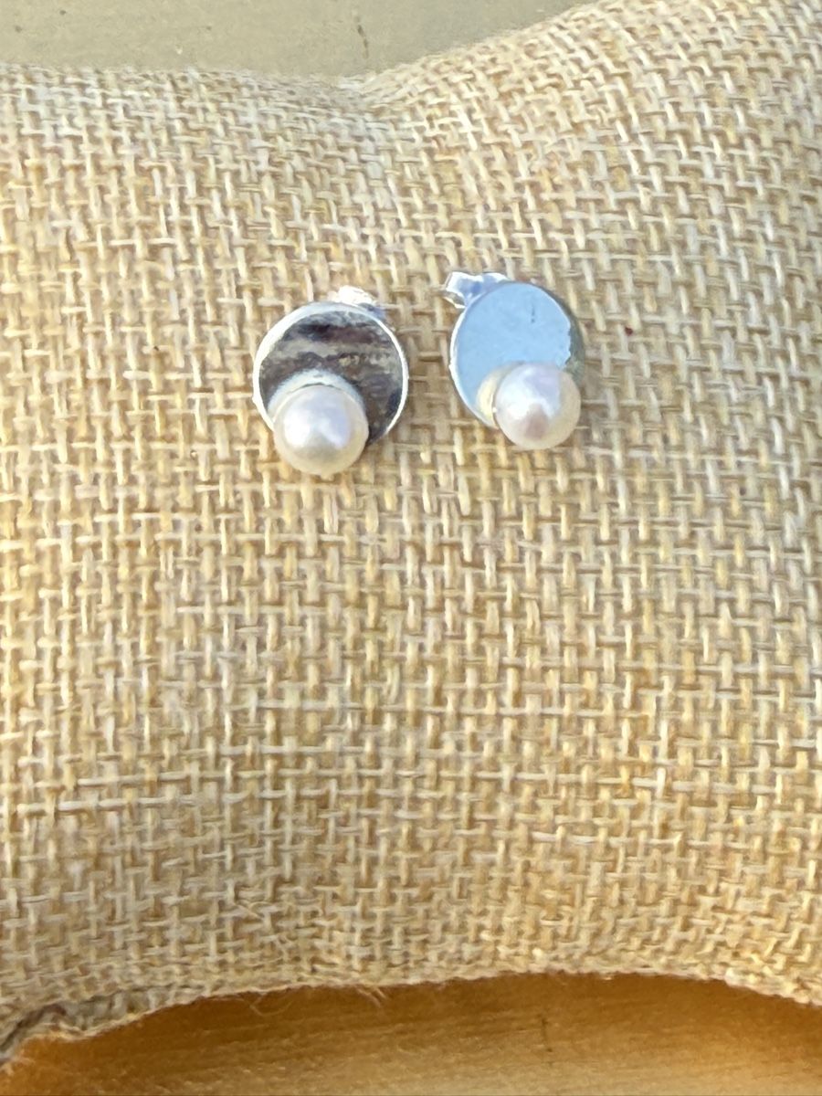 Orecchini pendenti & Orecchini a lobo: Schöner 925 Silber Ohrstecker mit Perleu – Nuovo e nell'imballaggio originale da Maienfeld venduto da Cmicky 2