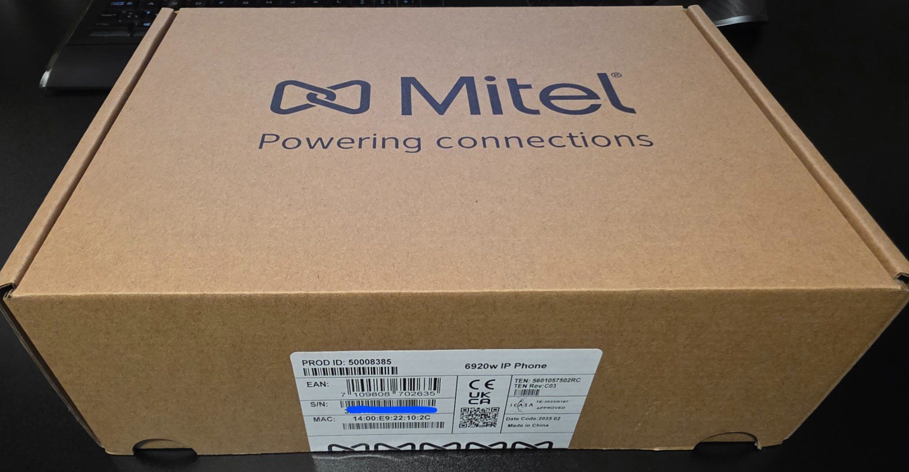 Mitel Telefone: Mitel MiVoice 6920w NEU OVP – Neu und originalverpackt aus Matran von bcnet_ch