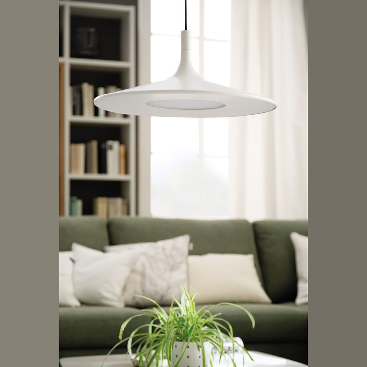Lampadari & plafoniere: LED Pendelleuchte, Weiss, 45 cm Ø – Nuovo (secondo la descrizione) da Kreuzlingen venduto da Smart-Light 2