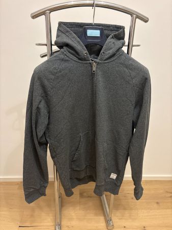 Grauer Carhartt Kapuzenpullover Gr. L