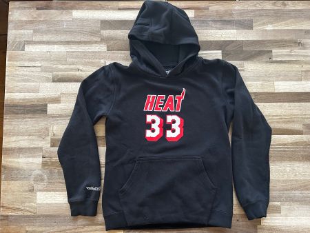 Mitchell & Ness Fanpullover Miami Heat Gr. L Kinder (14/16)