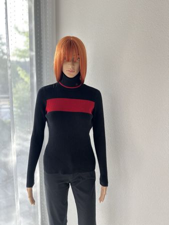 Lauren Ralph Lauren pullover black red size P/S