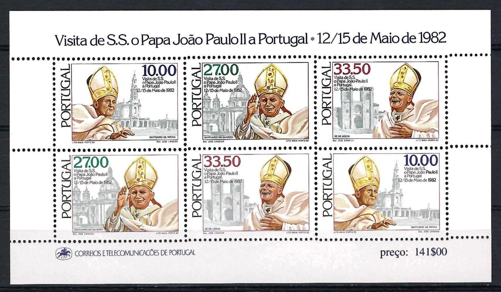 Tutti i francobolli: Portugal 1982 block – Nuovo (secondo la descrizione) da Laupersdorf venduto da Rc.Jb