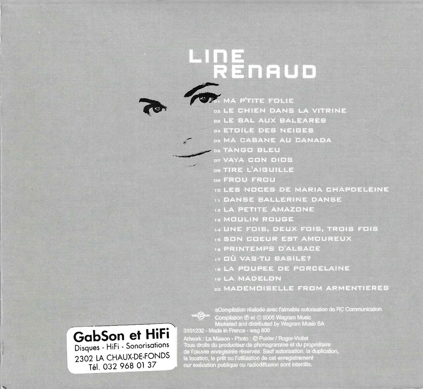 CD: Line Renaud CD Digipack - Ses plus grands succès – Usato da Savagnier venduto da Ne2065 1