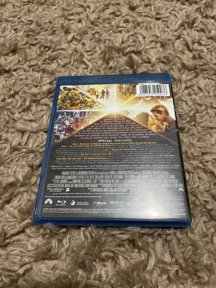 Tutti i DVDs: Transformers - Die Rache Blue-Ray 2 Disk Edition – Usato da Unterkulm venduto da AnoliOccasion 2