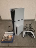 Ps5 Slim Disc Version 1TB + Controller + Game